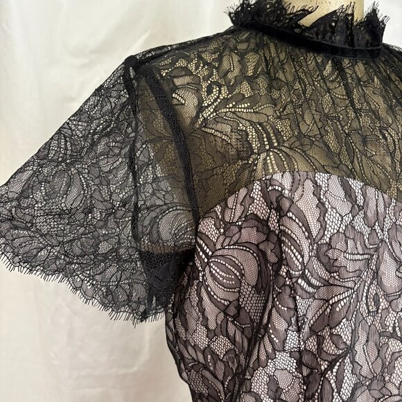 White House Black Market Lace Blouse NWT 6 - Picture 5 of 9